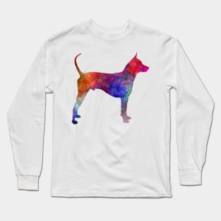 Thai Ridgeback Dog in watercolor Long Sleeve T-Shirt